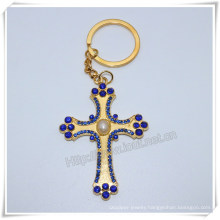 Manufacturn Key Chain Custom Cross Key Chain Holder, Religious Cross Key Chain (IO-ck113)
